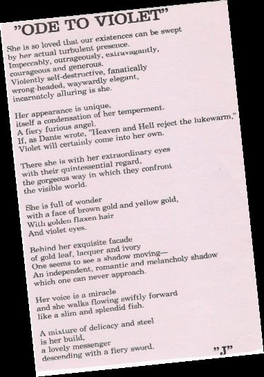 Ode to Violet
