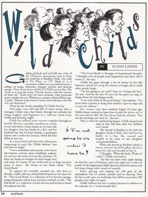 Wild Childs — page one
